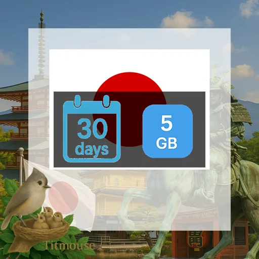 Japan - 5 GB - 30 Days