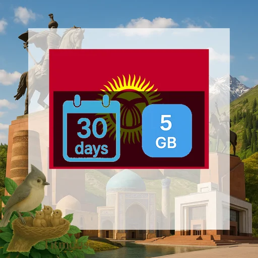 Kyrgyzstan - 5 GB - 30 Days