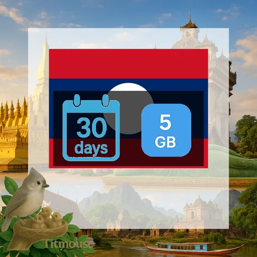 Laos - 5 GB - 30 Days