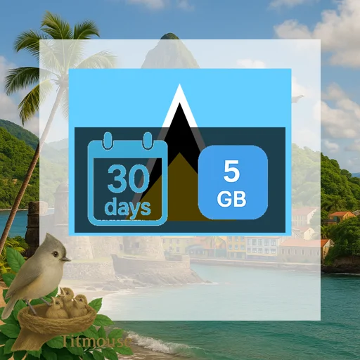 Saint Lucia - 5 GB - 30 Days