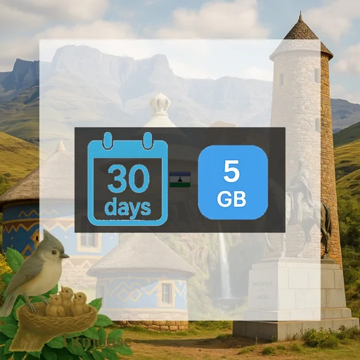 Lesotho - 5 GB - 30 Days