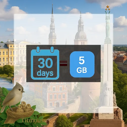 Latvia - 5 GB - 30 Days