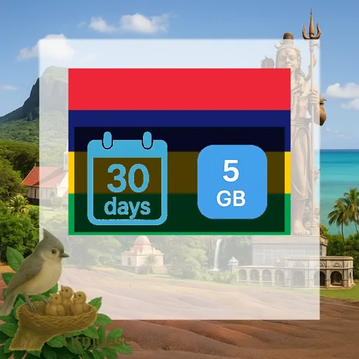 Mauritius - 5 GB - 30 Days