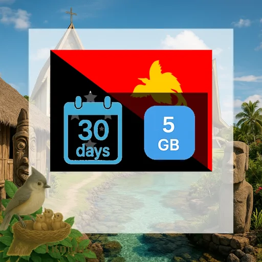 Papua New Guinea - 5 GB - 30 Days