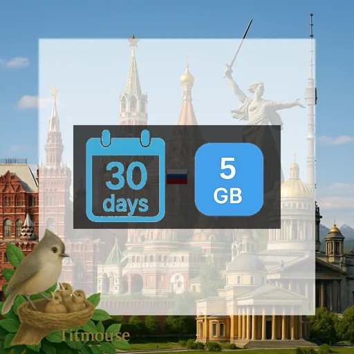 Russia - 5 GB - 30 Days