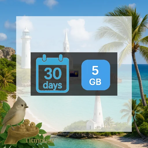 Turks and Caicos Islands - 5 GB - 30 Days