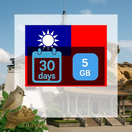 Taiwan - 5 GB - 30 Days