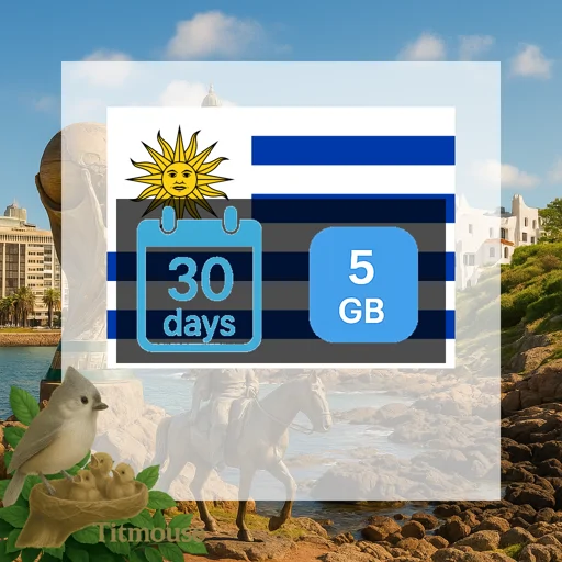 Uruguay - 5 GB - 30 Days