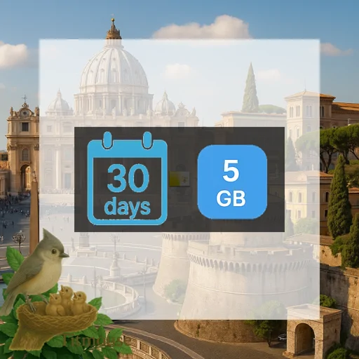 Vatican City - 5 GB - 30 days