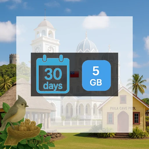 Samoa - 5 GB - 30 Days