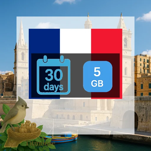 Mayotte - 5 GB - 30 Days