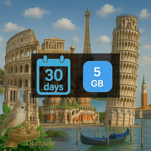 Europe - 5 GB - 30 Days