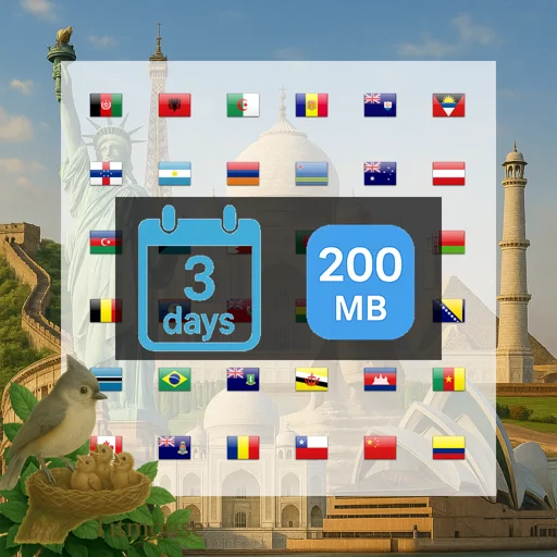 Discover Global - 200 MB - 3 days