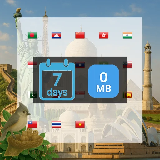 Asia - Unlimited - 7 days