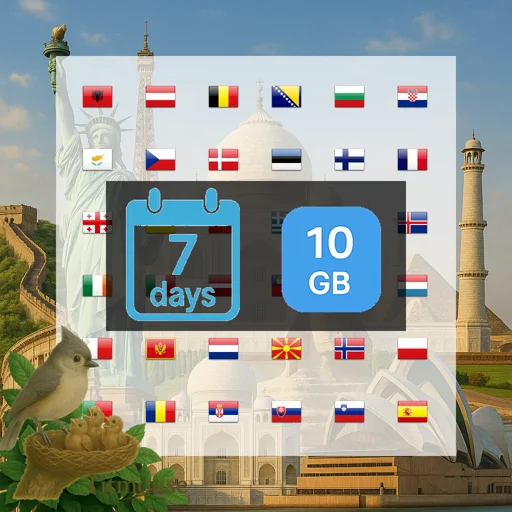 Europe - 10 GB - 7 days