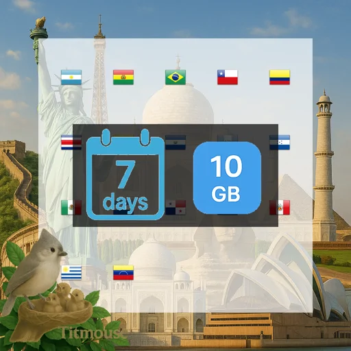 Latin America - 10 GB - 7 days
