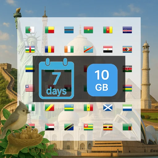 Africa - 10 GB - 7 days