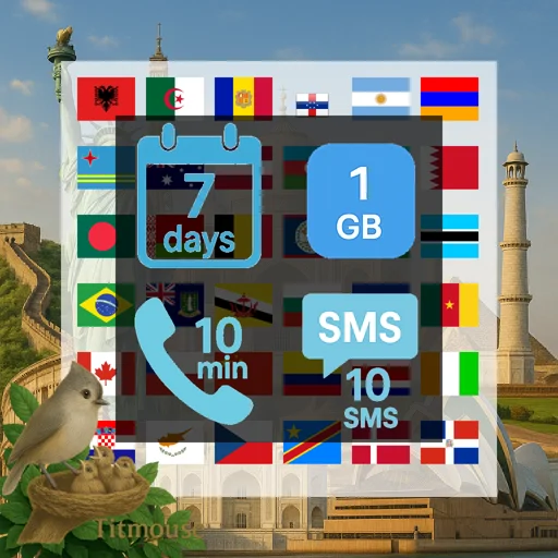 Discover Global - 1 GB - 10 SMS - 10 Mins - 7 Days