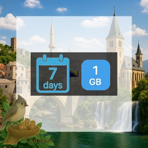 Bosnia and Herzegovina - 1 GB - 7 Days