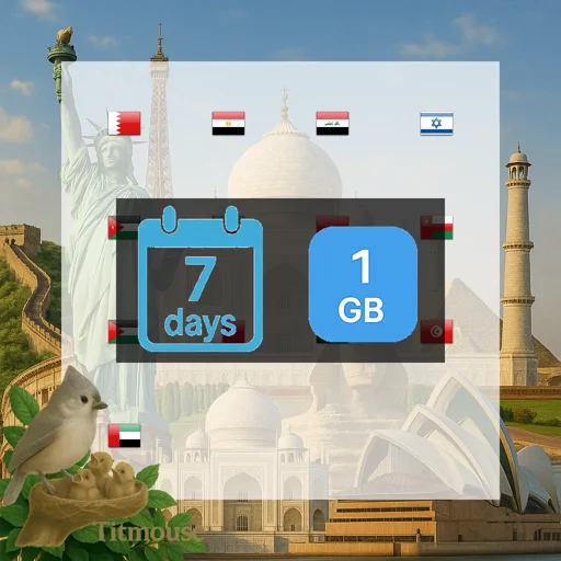 Middle East and North Africa - 1 GB - 7 days