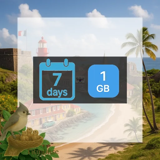 Saint Barthélemy - 1 GB - 7 Days