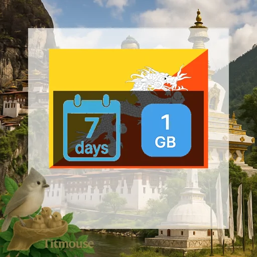 Bhutan - 1 GB - 7 Days