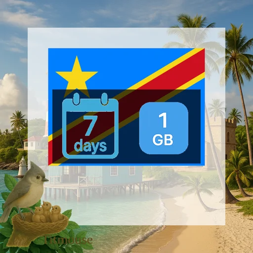 Democratic Republic Of The Congo - 1 GB - 7 days