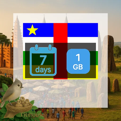 Central African Republic - 1 GB - 7 Days