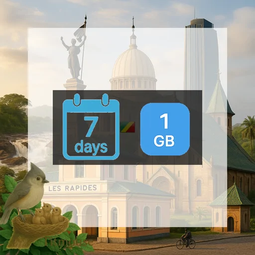 Republic of the Congo - 1 GB - 7 Days