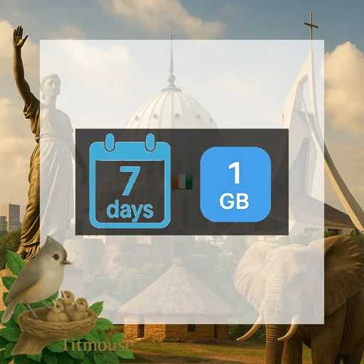 Côte d'Ivoire - 1 GB - 7 Days