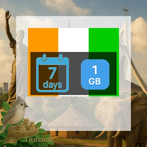 Côte d'Ivoire - 1 GB - 7 Days