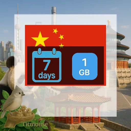 China - 1 GB - 7 Days