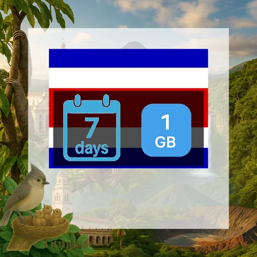 Costa Rica - 1 GB - 7 Days