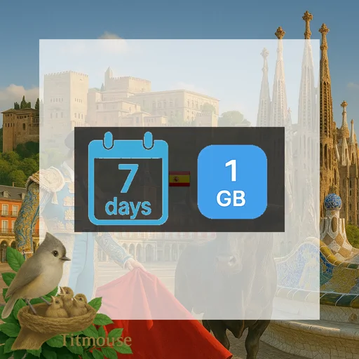 Spain - 1 GB - 7 days