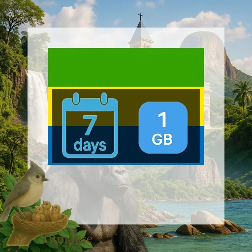 Gabon - 1 GB - 7 Days