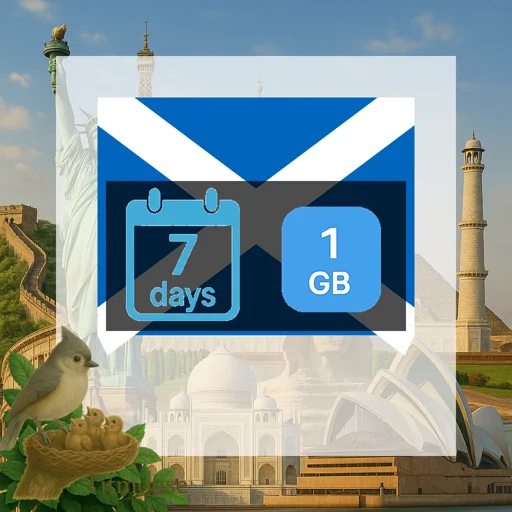 Scotland - 1 GB - 7 Days