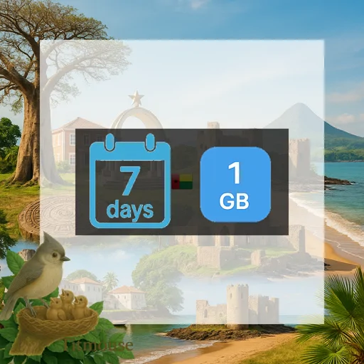 Guinea-Bissau - 1 GB - 7 Days