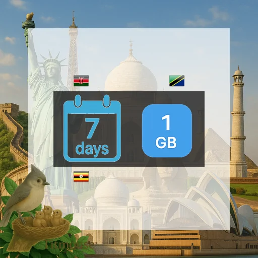 Africa - 1 GB - 7 days