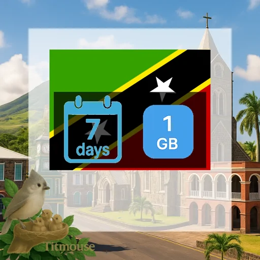 Saint Kitts and Nevis - 1 GB - 7 Days