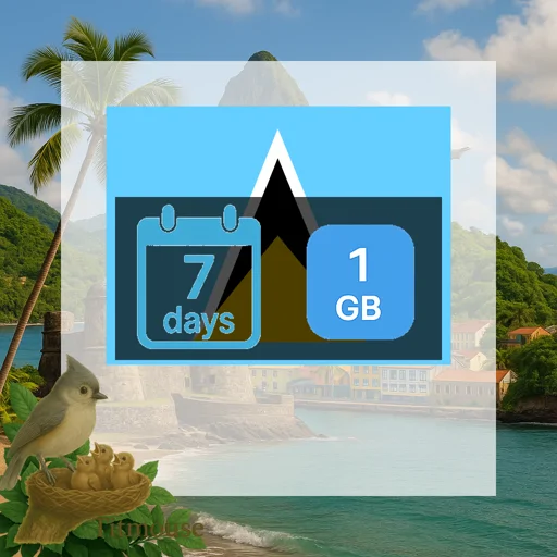 Saint Lucia - 1 GB - 7 Days