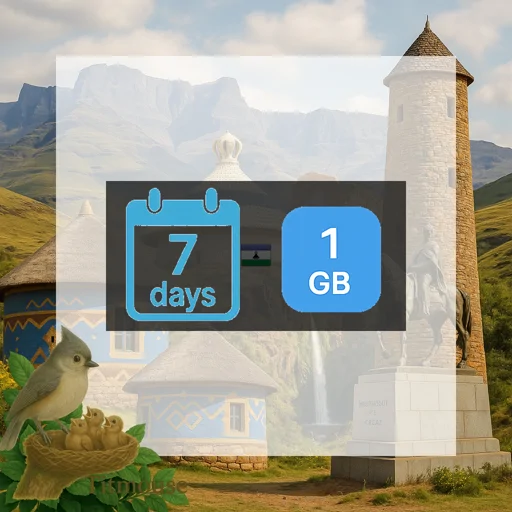 Lesotho - 1 GB - 7 Days