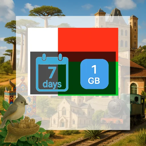 Madagascar - 1 GB - 7 Days