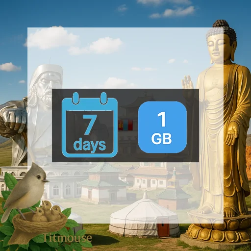 Mongolia - 1 GB - 7 days