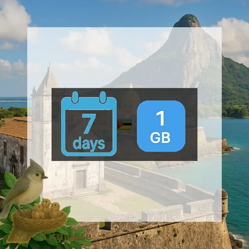Mozambique - 1 GB - 7 Days