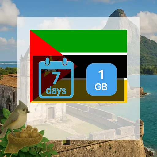 Mozambique - 1 GB - 7 Days