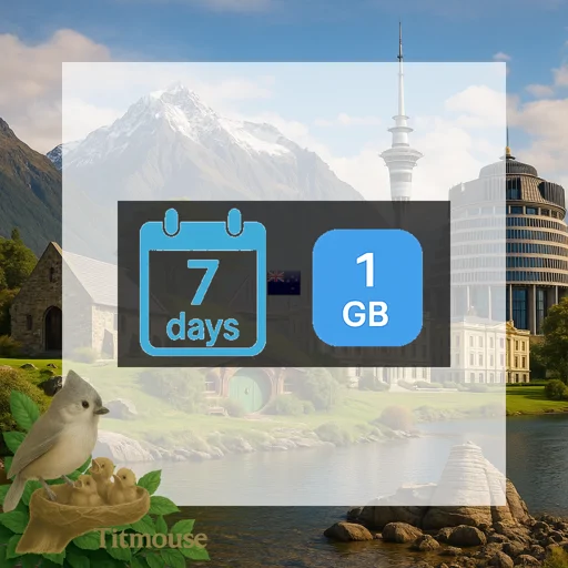 New Zealand - 1 GB - 7 Days