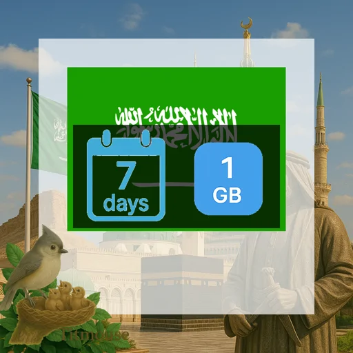 Saudi Arabia - 1 GB - 7 Days