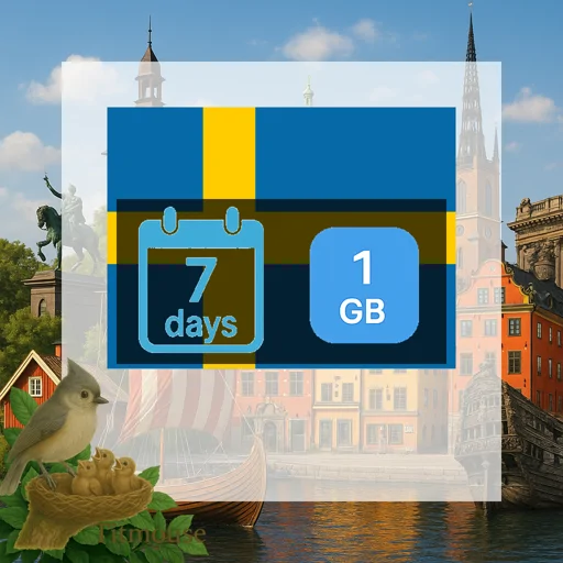 Sweden - 1 GB - 7 Days