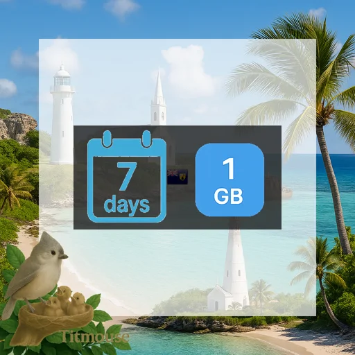 Turks and Caicos Islands - 1 GB - 7 Days