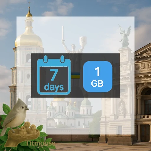 Ukraine - 1 GB - 7 Days